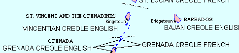 Linguistic Map of St. Vincent & the Grenadines